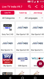 Live TV India Channels